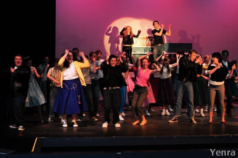 Scene from Grease: The School Version (2012) production, photo 5 of 8