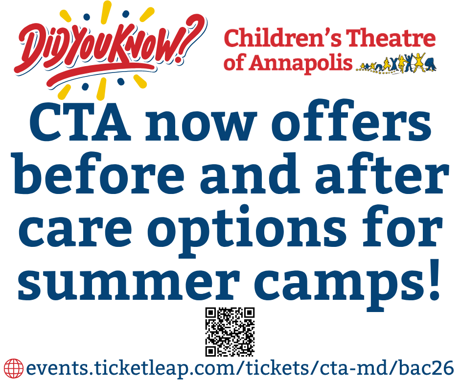 Did you know? CTA now offers before and after care options for summer camps! Details at events.ticketleap.com
