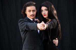 Gomez and Morticia dance a tango in CTA's The Addams Family