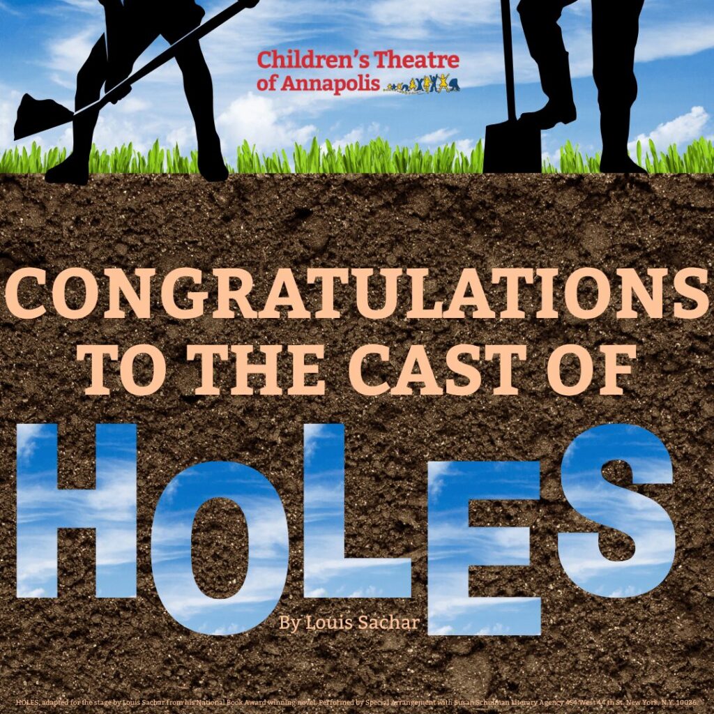 Congratulations to the cast of Holes