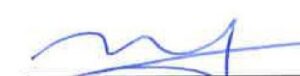 Signature of the CTA board president