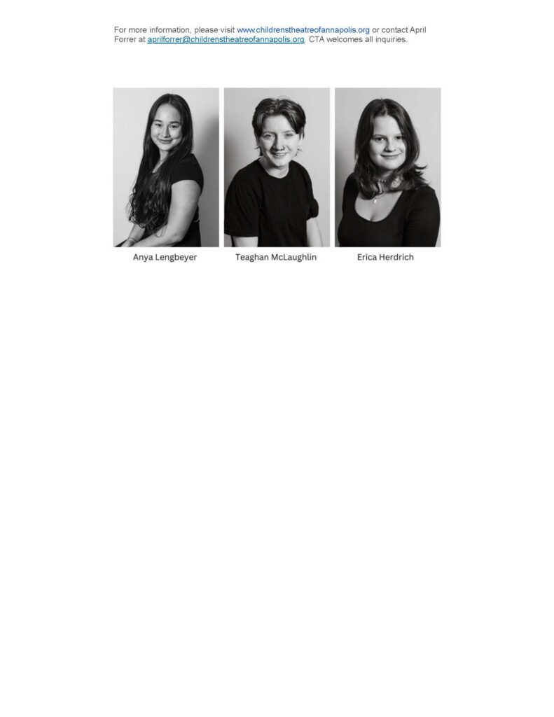 Press release, page 3 of 4: Miriam Wolfe Scholarship winners with headshots